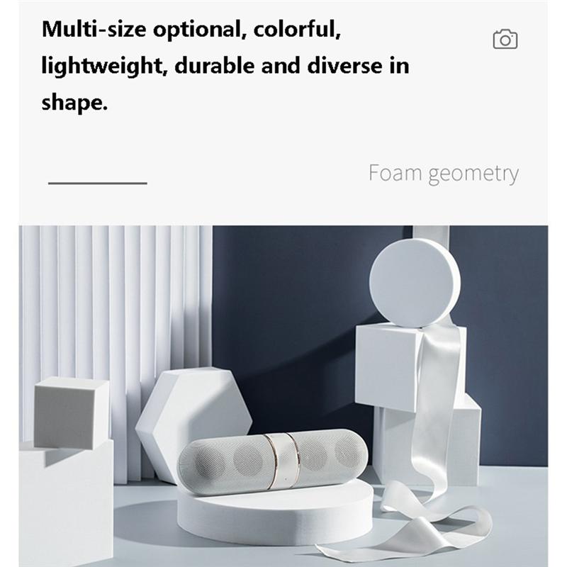 2025 Trend Geometry Photo Props Square Ornaments Jewelry Shooting Props Morandi Color Geometric Decoration Background