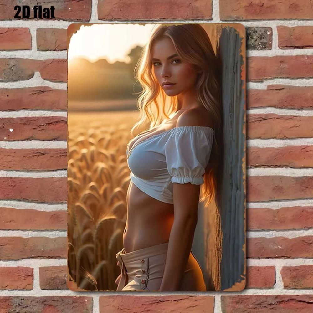 Vintage Metal Tin Sign Wall Art Home Decor 20x30cm