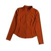 Women's Autumn & Winter Slimming Zipper Sports Jacket - Plus Size, Long Sleeve, Running Fitness Top