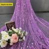 Gold & Silver Glitter Sequin Fabric for Wedding & Birthday Decor
