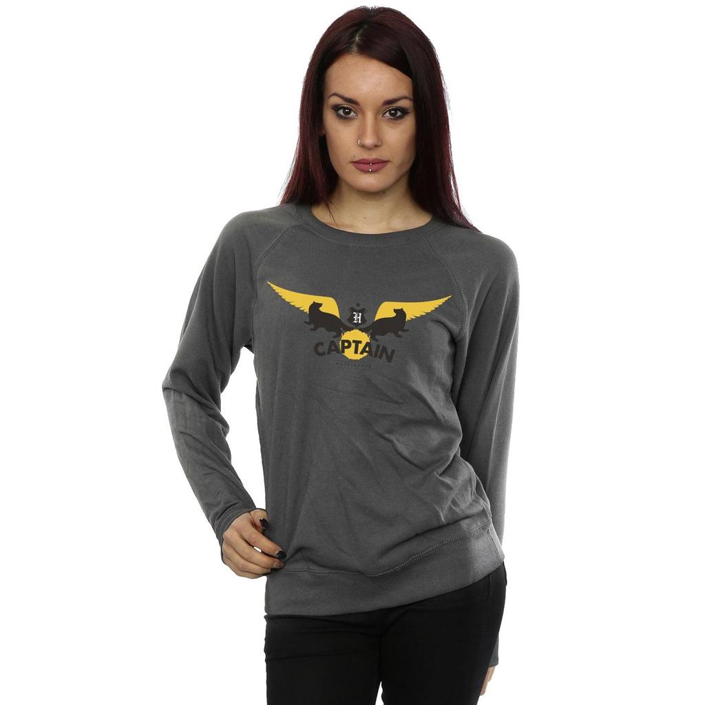 Harry Potter Womens/Ladies Hufflepuff Captain Sweatshirt