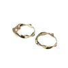 Möbius Earrings Female Minimalist Design Sense of Individuality Ins Cold Wind Suitable for Small Earlobe Earrings Elegant Accessories Classic Jewelry