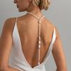 Conch Shell Back Drop Chain Boho Style Bikini Body Jewelry New Long Tassel Pearl Chain  Girls