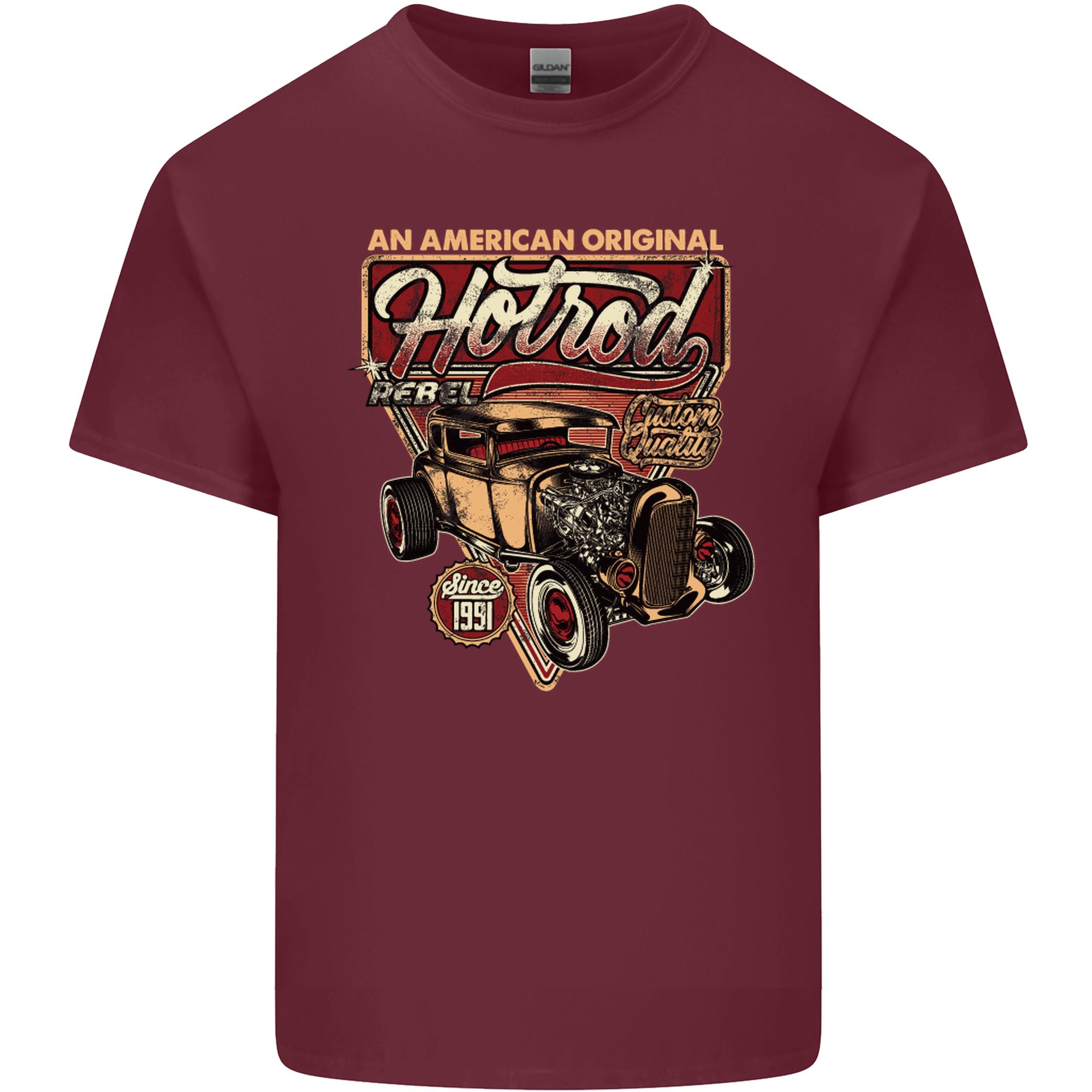An American Original Hotrod Unisexs Light Cotton TShirt S