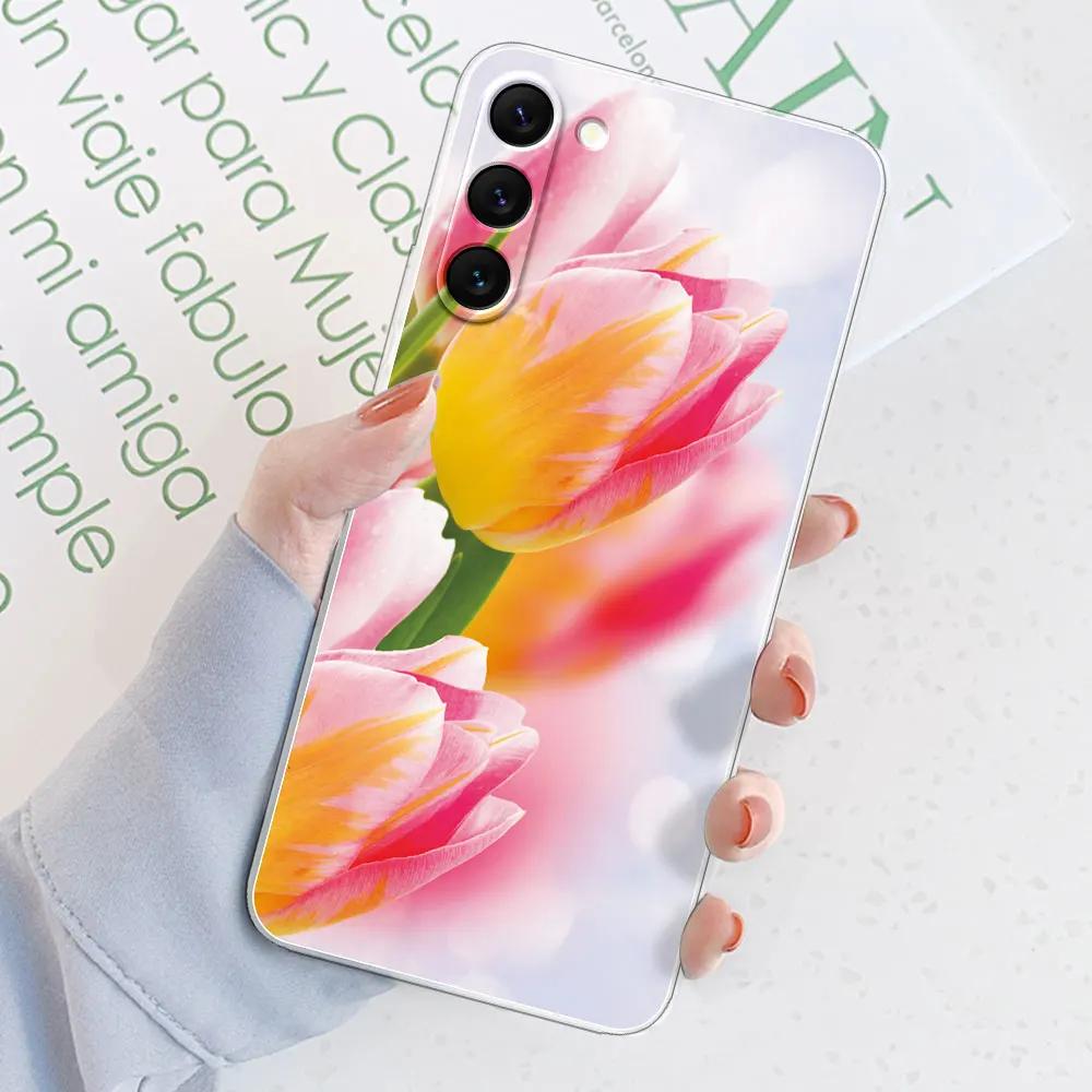 For Samsung S23 S23 Ultra Case Cover Marble Transparent Cases for Samsung Galaxy S23 Plus Silicone Bumper GalaxyS23 Phone Bags