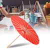 White Blank Paper Umbrella Decor Props for Kids   Hand Painting(Yellow)