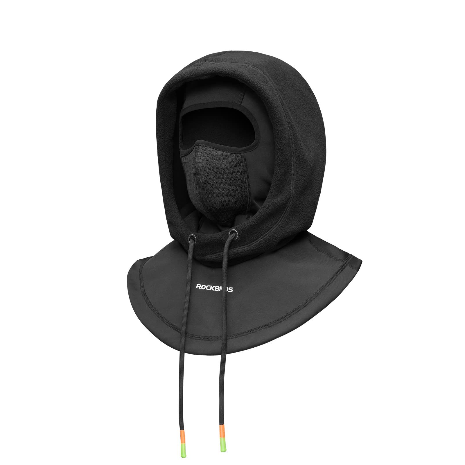 

ROCKBROS Зимний балаклава на шею с толстым флисом Холод Идеально подходит для мотоцикла и других видов активного отдыха Черный Утеплитель, Капюшон, Подкладка, Защита, Ветрозащитный, чёрный