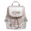 Misty Pink Crocodile Print Backpack & Crossbody Bag - 2023 Winter Collection