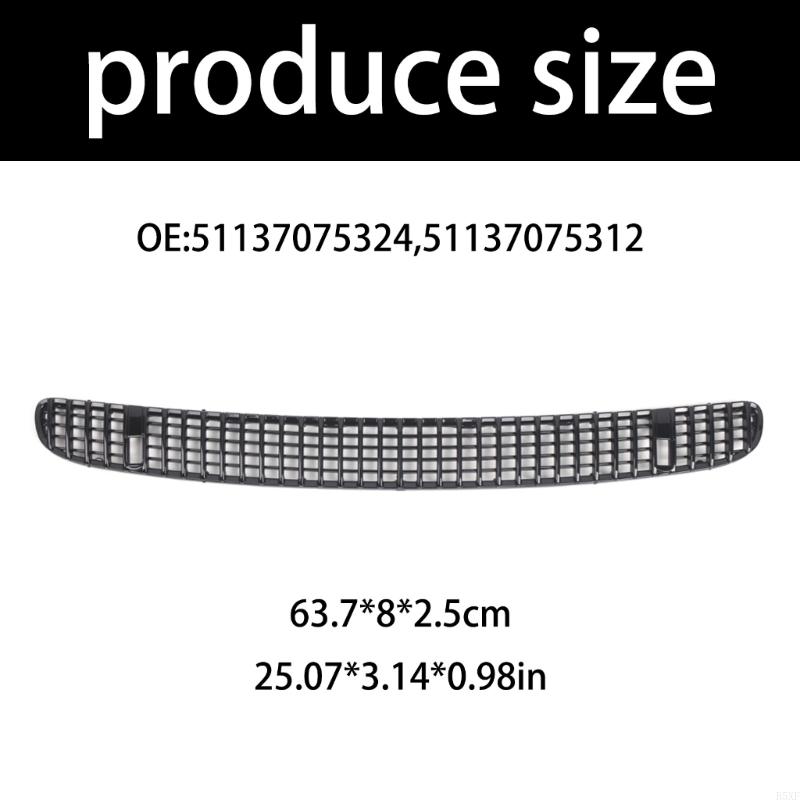 2025 New Vent Grille for E46 4/5 Door 2002-2005 51137075324 51137075312 Front Upper Hood Vent Grill Replacement Accessory