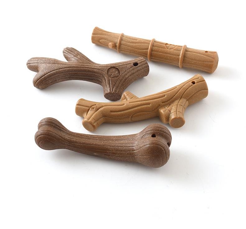 Pet New Teeth Grinding Toy Bone Imitation Bamboo Deer Antler Dog Interactive Toy