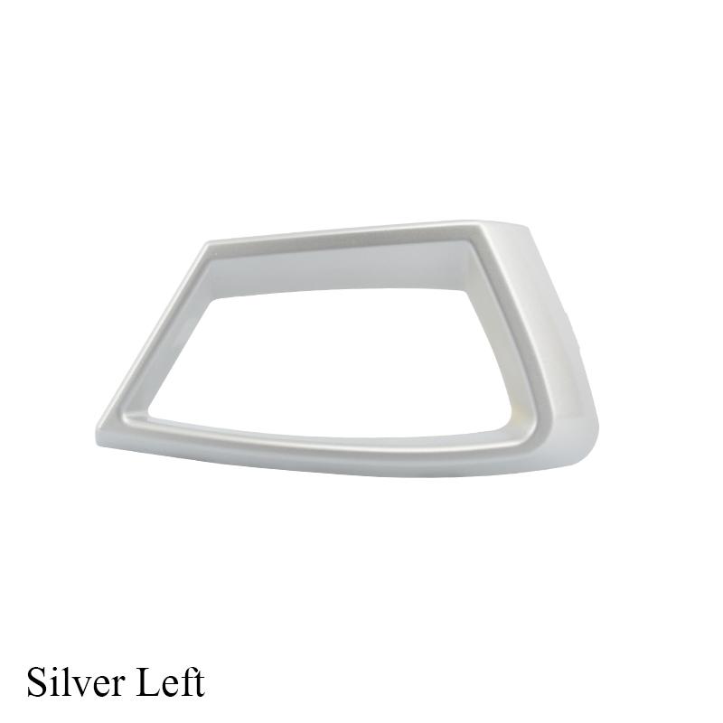 ZUK Främre Bumper Nedre Grill Dekorpanel Silver Kromad För Ford För Fiesta 2009-2012 Halvkombi Luftintagsgrill Dekor