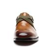 Scarpe eleganti da uomo con tacco basso, stile retrò, abbinate ai colori, casual, con doppia fibbia, scarpe da monaco, scarpe da sposa per uomo