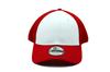 New Era 9FORTY Mesh Snapback Cap (White/Scarlet)