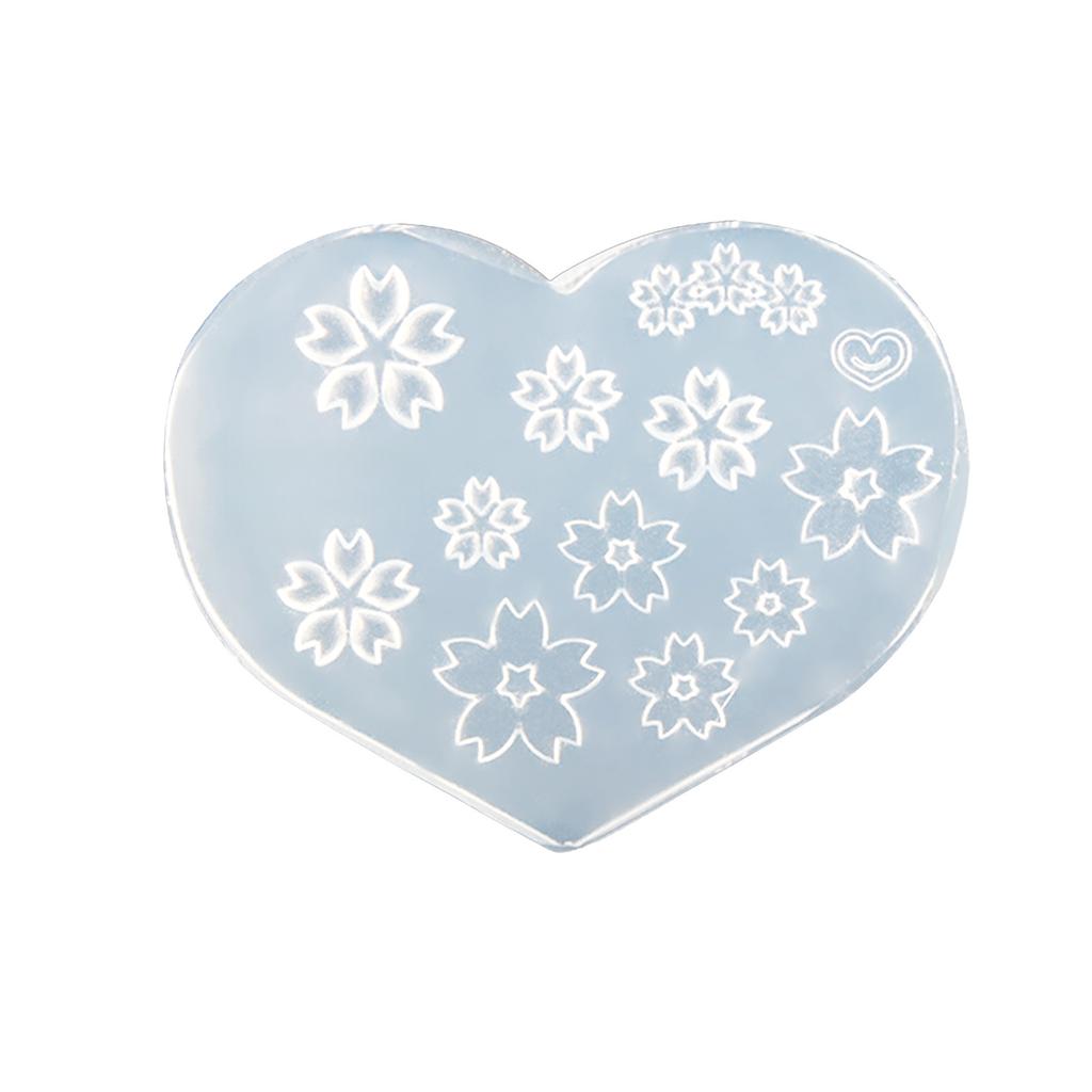 Silicone Nail Carving Molds Nails Stencils DIY UV Gel Manicure Tools Silicone Stamping Nail Art Molds Silicone Material