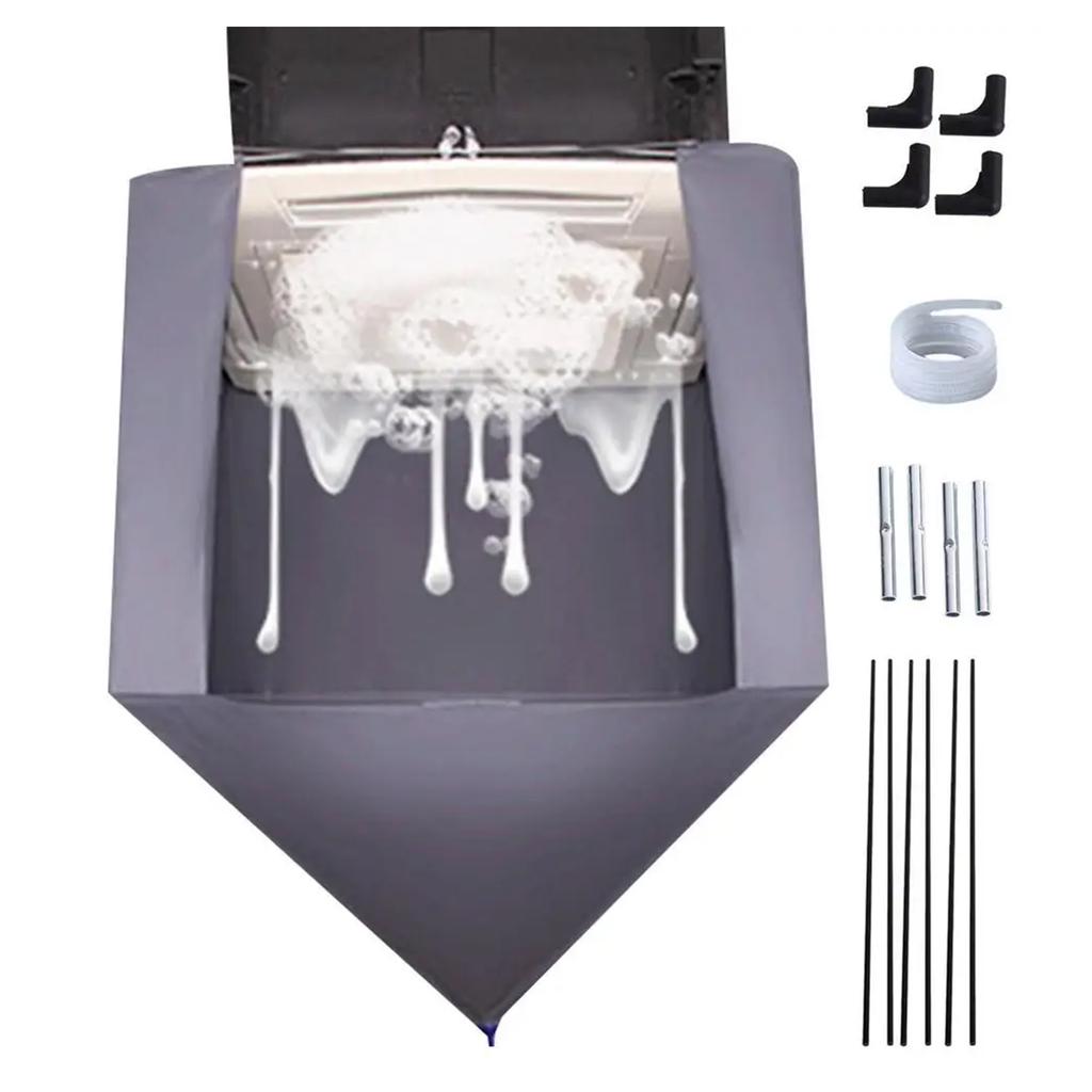 Cleaning Cover Air Conditioner Cover Waterproof Fabric Service Bag Air Conditioner Cleaning Bag Fabric Material