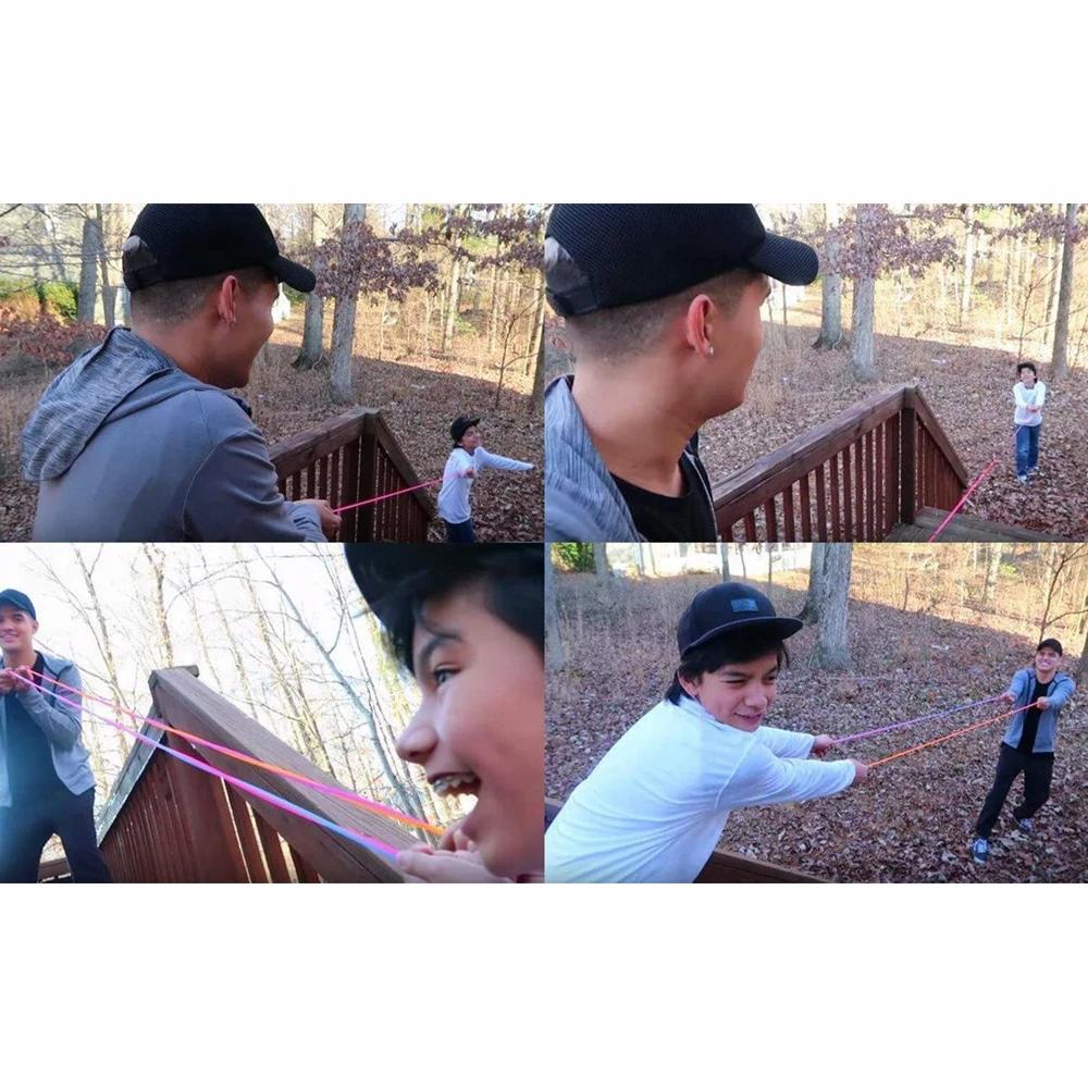 6er Pack Dehnbare Schnur Fidgets Sensorisches Spielzeug Widerstand Drücken Stärkt Arme Nudel Stressabbau Spielzeug für Kinder Erwachsene