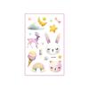 Fairy Tale Glitter Tattoo Stickers: Waterproof Butterfly, Unicorn & Bear Designs