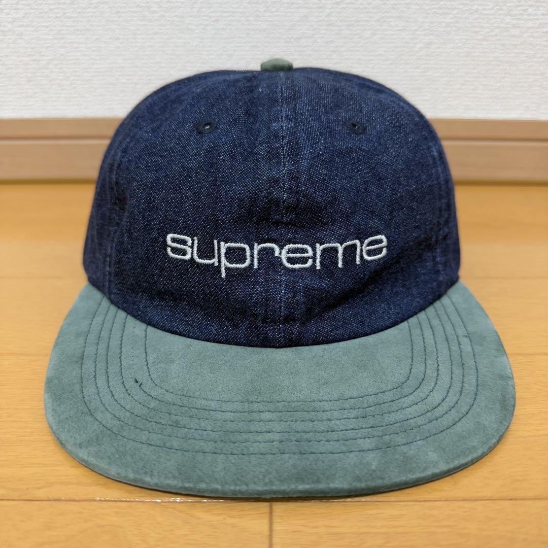 

[USED] Supreme Denim Suede Compact Logo 18ss