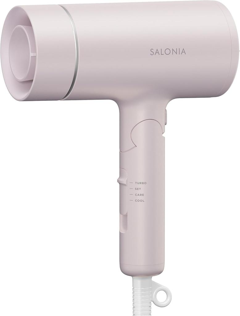 SALONIA Glossy Care Hair Shiny Pink Dryer, Hair, Quick-Drying, Lightweight,