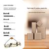PU Brushed Jewelry Box: Elegant Packaging for Rings, Bracelets, and Necklaces