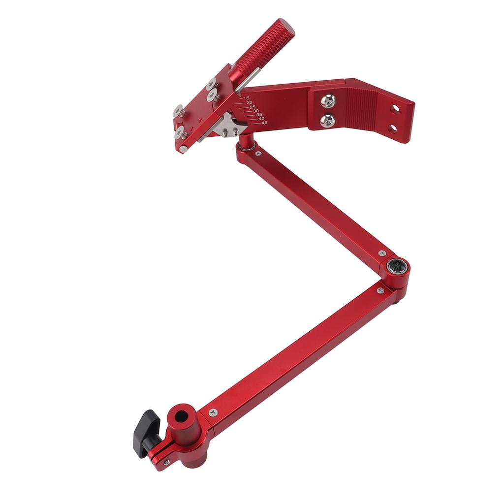 Lawn Mower Blade Sharpener 15 To 45 Degree Adjustable Comfortable Handle for Lawn Mower Blade Red