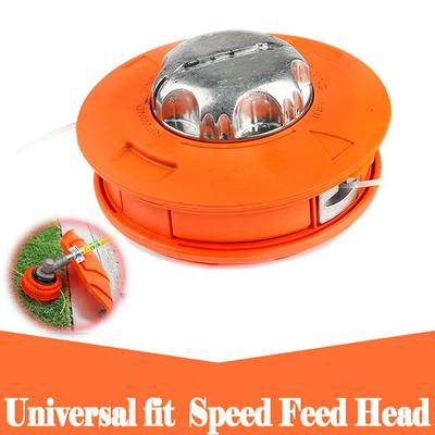 Aluminium Nylon Pinsel Mäher Bump Spool Gras Trimmer 2 Linien Cutter Kopf Strimmer Gras Pinsel Cutter Teile ZPG