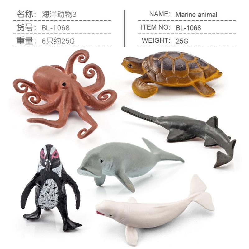 Premium Realistic Ocean Animal Model Set Featuring Octopus Turtle Whale Penguin Toys For Kids And Collectors In Three Sizes And Weights