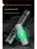 High-Power Aluminum LED Flashlight: Rechargeable Long-Range, Fixed Focus, Super Bright Outdoor Lighting