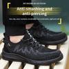 Safety Shoes Men Steel Toe Sneakers Puncture Proof Breathable Work Safety Boots Comfortable Wear-Resisting Indestructible Shoes