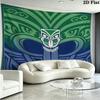 New Zealand Warriors Wall Tapestry Aesthetic Wall Hanging Printed Fabric Blanket Decorative Tapestries for Bedroom Living Room Home Decor