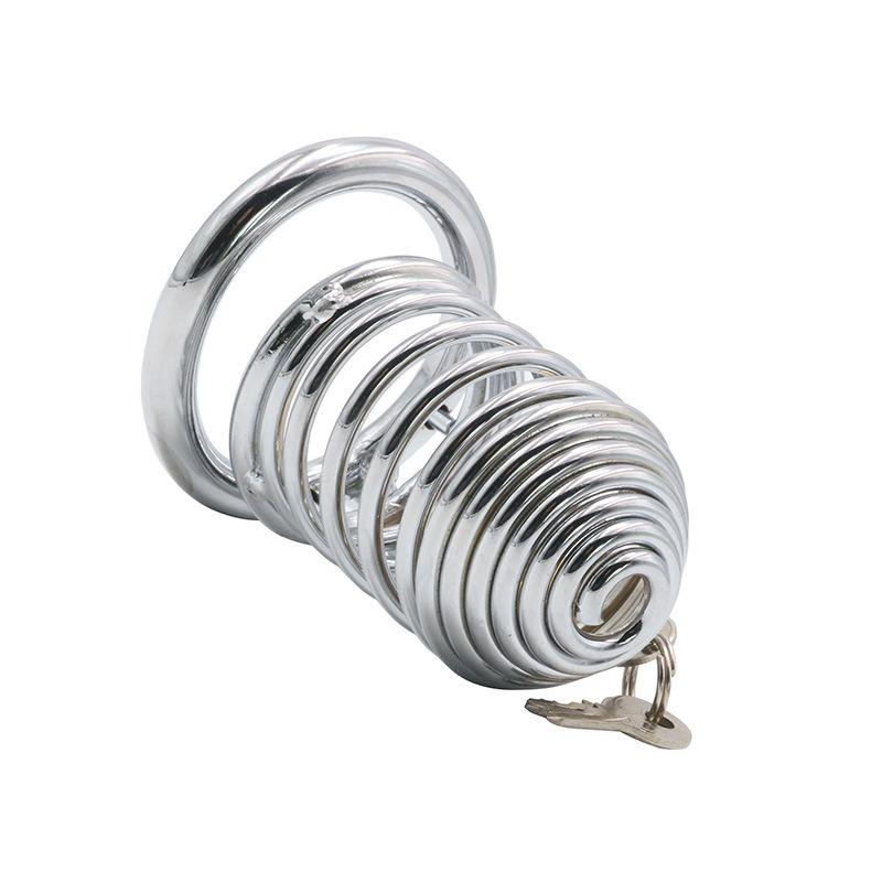 Metal Chastity Lock Chastity Device Penis Cage Adult Sex Product Sex Tools Outing Props Passion