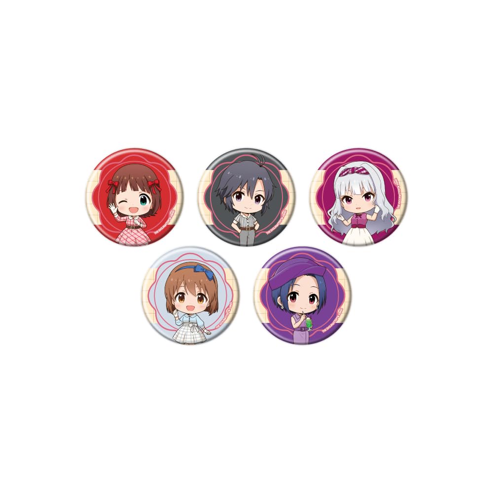 

The Idolmaster Series x Seibuen Amusement Park Retro Fest 02 The Idolmaster Can Badge Complete Set (Box of 5)
