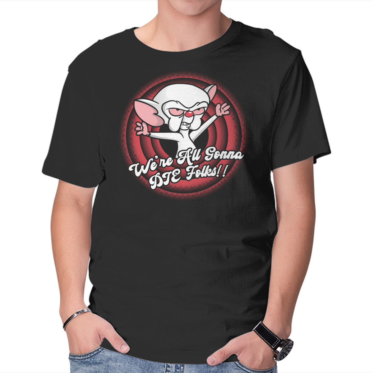 Unisex Crew Neck T-Shirt We All Are Gonna Die Graphic Short Sleeve Casual Tee XXL