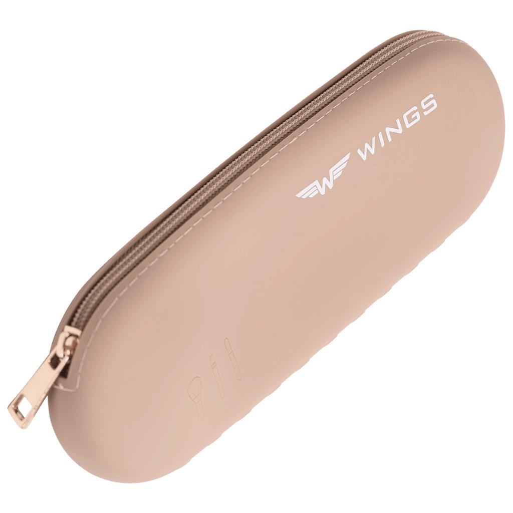 Silicone Travel Case for Brushes Beige
