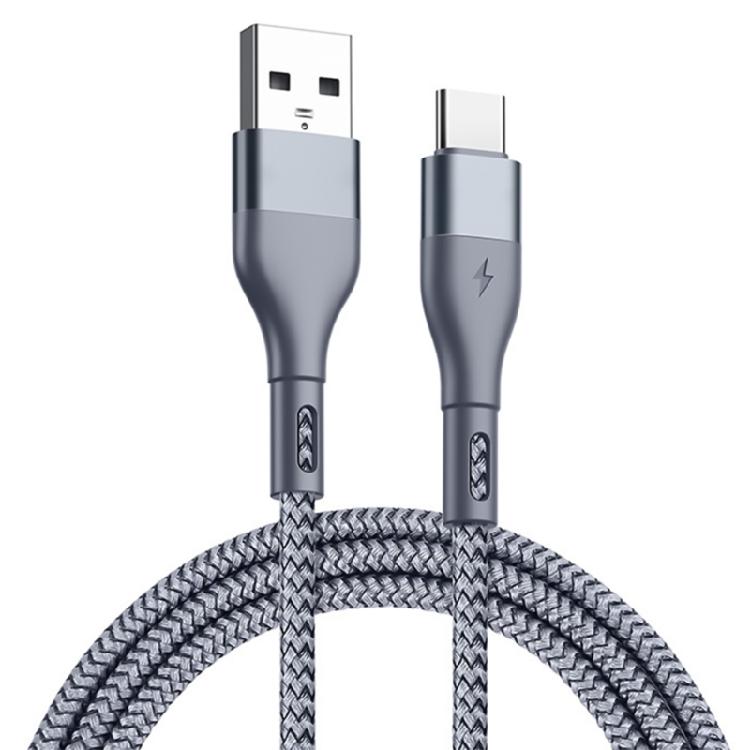 

Кабель USB A — USB C для быстрой зарядки 5 В 2,4 А для высокоскоростной зарядки и передачи данных между устройствами 1