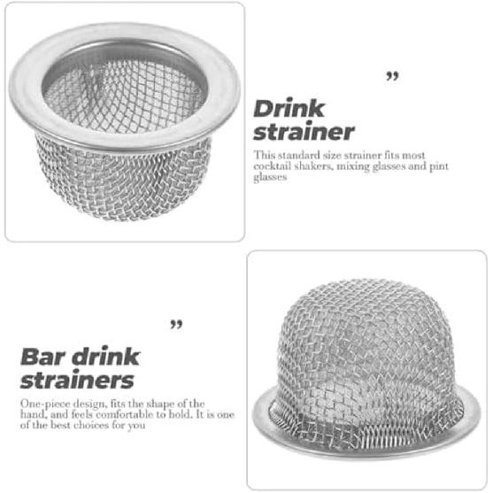10Pcs Double Screen Filter Cocktail Smoker Screen Mini Mesh Bowl Screen Filter for Whiskey Smoker Easy Install
