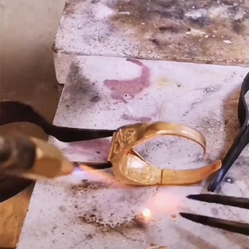 Praktischer Schmuckhandwerk Feuerfesttonblock Schmuckverarbeitung Feuerfeststein Langlebig mit effektiver Wärmeisolierung