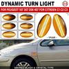 For Peugeot 307 206 407 107 607 Citroen C1 C2 C3 C5 LED Dynamic Turn Signal Light Flowing Water Side Marker Indicator Light