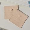 High-End Luxury Snap Button Microfiber Jewelry Storage Bag