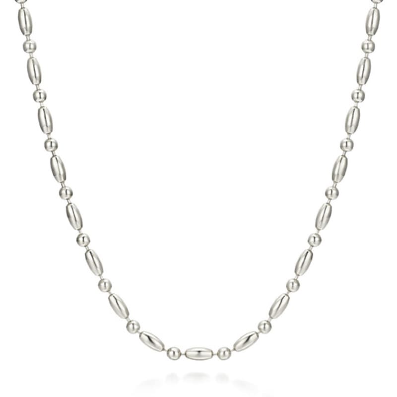 PAIGEFLYNN JEWELRY [925 Silver] New Age Chain Necklace