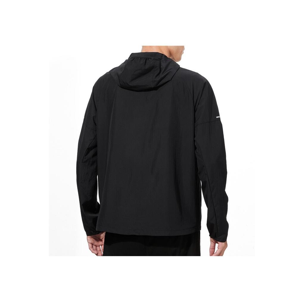 Nike Veste de Running Tissée à Capuche avec Imprimé Logo Réfléchissant Homme Vêtements d'Extérieur Noir DD4747-010