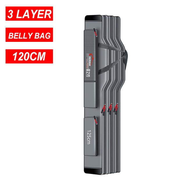 Stahldraht Rand Tragbare Angeln Tasche Mehrzweck Verdicken Wasserdichte Langlebige Fall Angelrute Tasche Angelgerät Tasche X277G