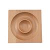 Vassoio Espositore per Gioielli con Perline in Legno di Pino Naturale - Supporto Trasparente per Braccialetti e Oggetti di Scena per Fotografia