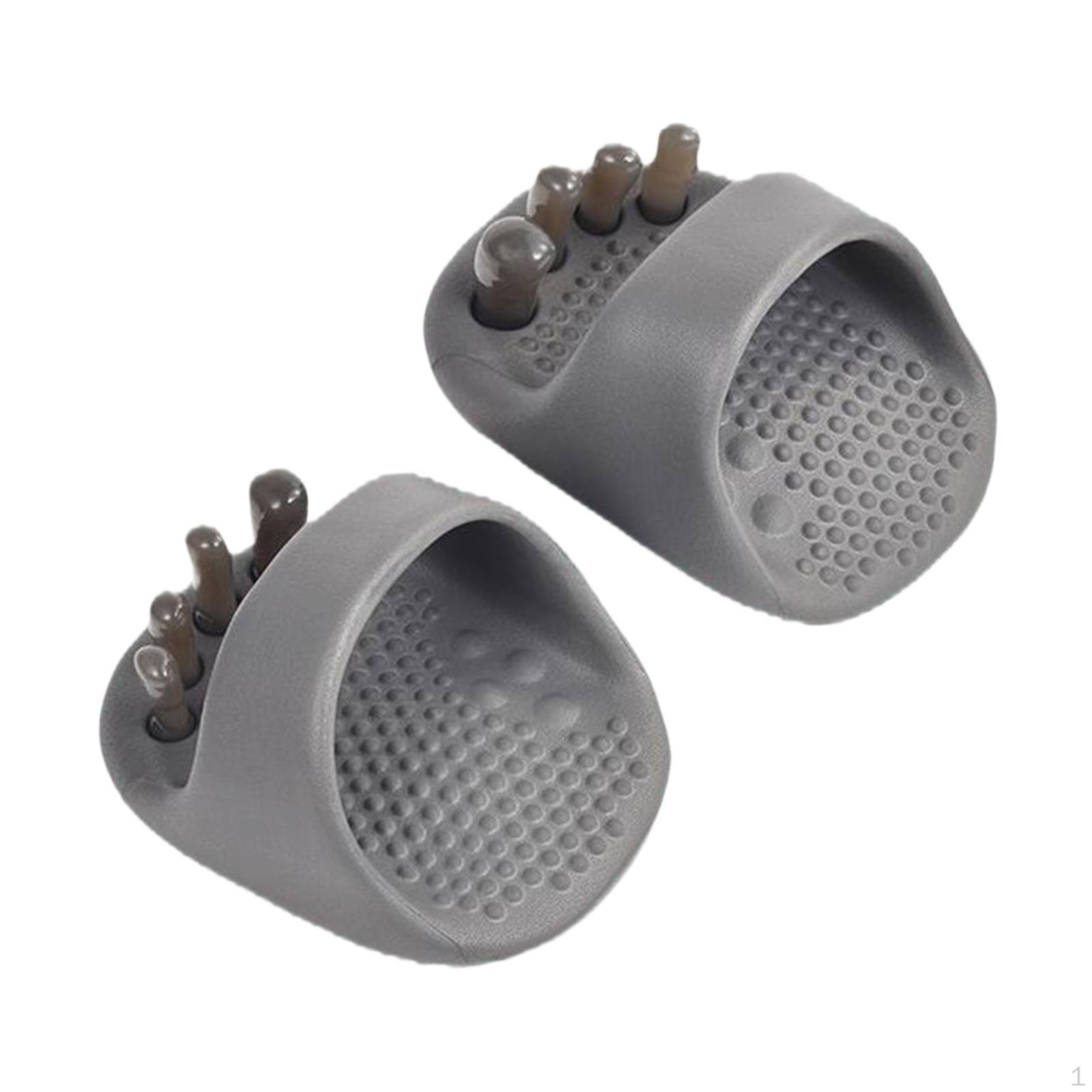 

2 шт. Акупрессурные массажные тапочки для ног EVA корректор косточки большого пальца стопы для мужчин и женщин