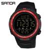 Sanda Luminous Waterproof Sport Wristwatch - Fashionable, Simple, Versatile, and Perfect for Students.