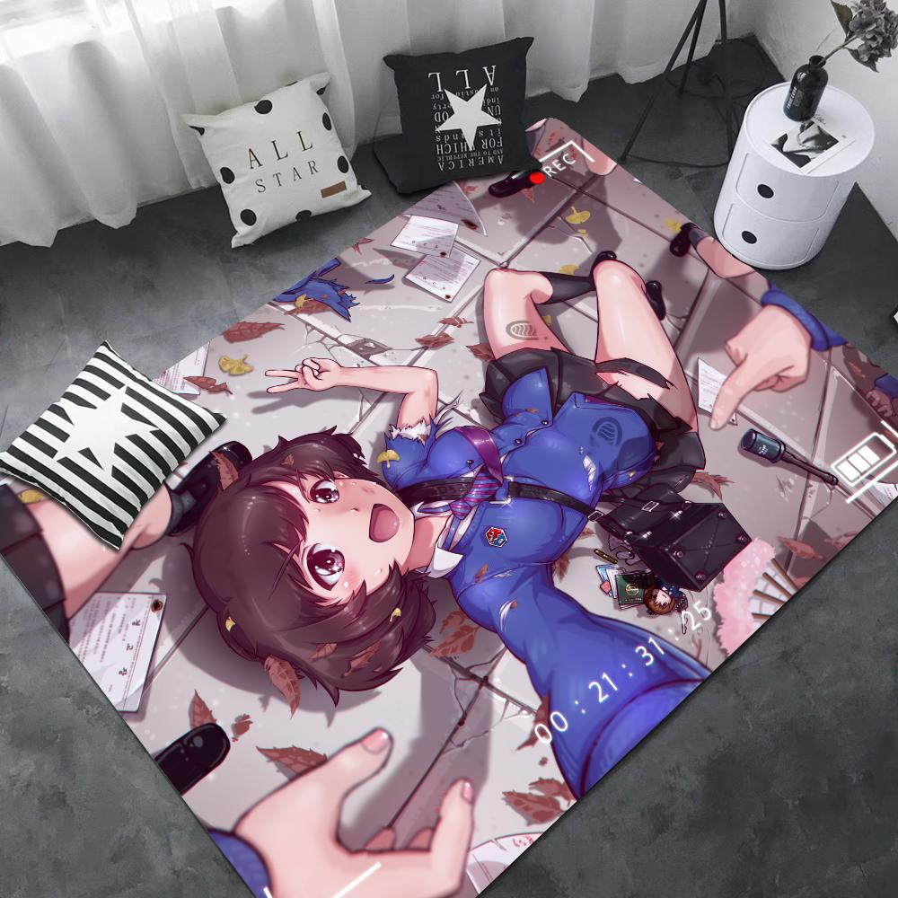 GIRLS Und PANZER Fußmatte Kinderzimmer Schlafzimmer Dekoration Balkon Anti-Rutsch Fußabtreter Wohnzimmer Willkommensmatte