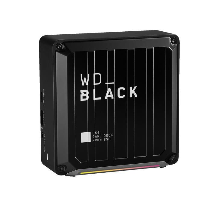 Station D'accueil De Jeu WD Black D50 1To NVMe SSD - Western Digital - Thunderbolt 3, Ethernet Gigabit, USB 3.2