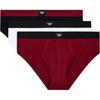 SS25 Cotton Stretch Briefs 3-Pack Men Underwear EM002154AF14987-M5047