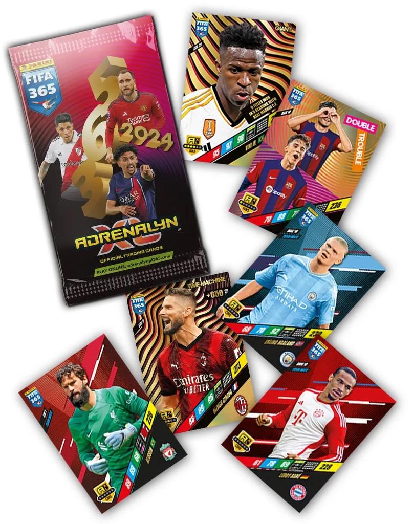 Fußballkarten FIFA Panini 365 2024 Adrenalyn Mega Starter-Set XXL
