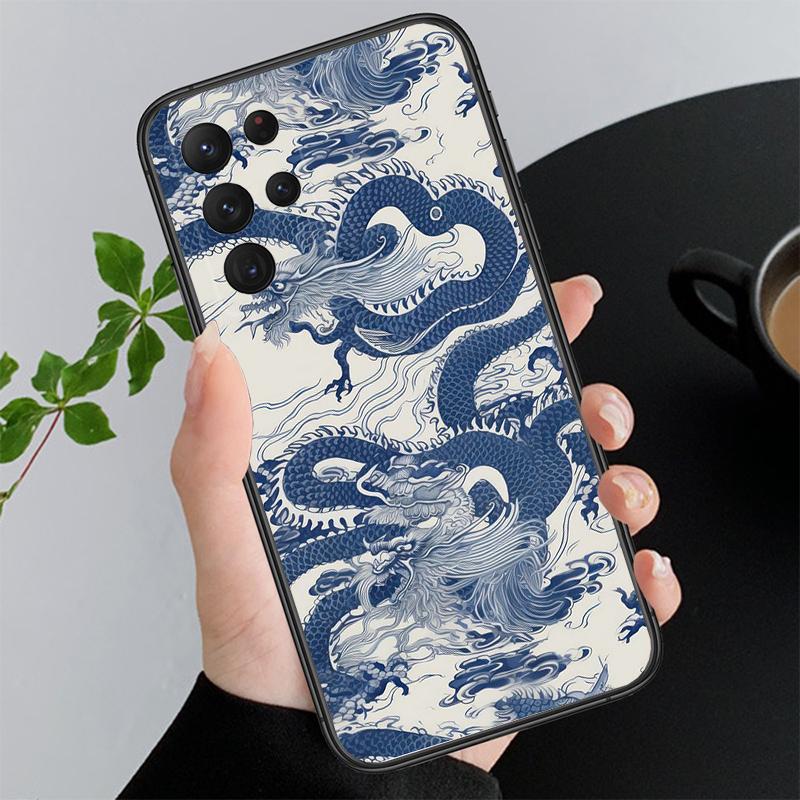 Chinese Dragon Art Funda Phone Case For Samsung A55 A16 A56 A36 A23 A35 A15 A53 A54 A33 A34 A25 A05S A52 A52S A14 A13 A71